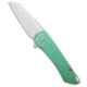 Machinewise MachineWise Mojave Flipper Knife Sea Foam Green Grenade Ti 3.50" SW S90V, Teal, CPM S90V, adult, BHQ-235928