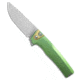 Machinewise MachineWise Sonora Button Lock Knife Green Epicenter Ti 3.38" SW S90V, Green, CPM S90V, adult, BHQ-235996