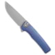 Machinewise Sonora Integral Folding Knife, 3.40in, S90V, Drop Point Blade, Titanium, Blue/Purple Handle, Diamond Texture Blurple, Blue/Purple/Gray, 7.80 inch, BHQ-210681