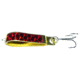 Mack's Lure Cripplure Freshwater Spoon, 1/4oz, Brass/Red Prism, 40209