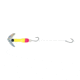 Mack's Lure Wally Pop Crawler Series Spinner, 2 Hooks Size 2, Leader 72 in, Silver Sparkle Smile Blade, Yellow/Pink, 63059