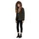 Mackage Adali Fitted Winter Down Coat With Fur Hood - Womens, Army, Extra Small, ADALI-ARMY-XS