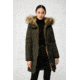 Mackage Anabel Jacket - Womens, Army / Natural Fur, Extra Large, Anabel-Army-XL