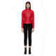 Mackage Cindee Quilted Lightweight Down Jacket With Zippered Pockets - Womens, Red, Extra Small, CINDEE-RED-XS