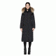 Mackage Jada Maxi Length Winter Down Coat With Sheepskin - Womens, Black, Extra Small JADA-BLACK-XS