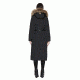 Mackage Jada Maxi Length Winter Down Coat With Sheepskin - Womens, Black, Extra Small JADA-BLACK-XS