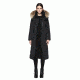 Mackage Jada Maxi Length Winter Down Coat With Sheepskin - Womens, Black, Extra Small JADA-BLACK-XS
