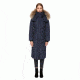 Mackage Jada Maxi Length Winter Down Coat With Sheepskin - Womens, Ink, Extra Small JADA-INK-XS