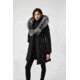Mackage Kay Down Coat - Womens, Black / Silverfox Fur, Medium, Kay-XR-Black/Silver-M