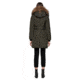 Mackage Kay Mid Length Winter Down Coat With Fur Collar - Womens, Army, Small, KAY-ARMY-S