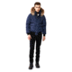 Mackage Nathan Down Bomber Jacket - Mens, Navy / Natural Fur, 46, Nathan-F-Navy-46