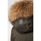 Mackage Rena Twill Parka - Womens, Army / Natural Fur, Extra Small, Rena-DR-Army-XS