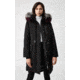Mackage Rena Twill Parka - Womens, Black / Silverfox Dyed to Berry, Medium, Rena-DXR-Black/Berry-M