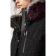 Mackage Rena Twill Parka - Womens, Black / Silverfox Dyed to Berry, Medium, Rena-DXR-Black/Berry-M