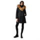 Mackage Trish Mid-Length Down Coat - Womens, Black / Natural Fur, Medium, Trish-R-Black-M