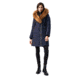 Mackage Trish Mid-Length Down Coat - Womens, Navy / Natural Fur, Small, Trish-R-Navy-S