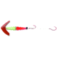 Macks Lure Double Whammy Pro Spinner Rig, 2 Number 4 Hooks, 72in Leader, Copper Scale Smile Blade/Glow/Flo Orange Bead, 17804