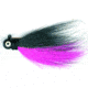 Macks Lure Rock Dancer Bucktail Jig, 3/8 oz, 2/0 Hook Black Head/Black/Cerise Body, 18197