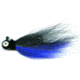 Macks Lure Rock Dancer Bucktail Jig, 3/8 oz, 2/0 Hook Black Head/Black/Purple Body, 18200