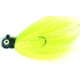 Macks Lure Rock Dancer Bucktail Jig, 3/8 oz, 2/0 Hook Black Head/Chartreuse Body, 18192
