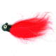 Macks Lure Rock Dancer Bucktail Jig, 3/8 oz, 2/0 Hook Black Head/Flame Orange Body, 18187