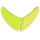 Macks Lure Smile Blade, UV Lemon Lime, 1 1/2in, 5 Pack, 65373