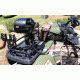Coleman Mad Dog ATV Premier Double Upright Claw Grip W/ E-Z-Mount System Base, Black 2000012651