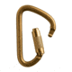 Mad Rock XL Steel Twist Lock Carabiner, Gold 870559005333