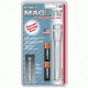 MagLite Mini 2 Cell AA Incandescent Flashlight, Silver, Blister Card, M2A106