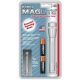 MagLite Mini 2 Cell AA Incandescent Flashlight, Silver, Blister Card, M2A106