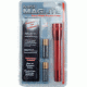 MagLite Mini 2 Cell AA Incandescent Flashlight, Red, Blister Card, M2A036