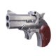 Bond Arms Cowboy-Defender Pistol, .40 S&amp;W, 3 in barrel, stainless steel frame, black ash or rosewood grip, 2-barrel, single-action, crossbolt safety, fixed, blade front, 2 round magazine, BA-CBY-DFDR-4-FRRMPG
