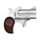 Bond Arms Mini-45 Pistol, .45 Colt, 2.5 in barrel, stainless steel frame, checkered rosewood grip, 2-barrel, single-action, crossbolt safety, fixed, blade front, 2 round magazine, BA-MINI-45-FRRMPG