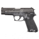 Browning BDA Pistol, .45 ACP, 4.4 in barrel, black anodized aluminum frame, black checkered polymer grip, recoil operated semi-automatic, double-action, frame mounted decocking lever, fixed combat, 7 round magazine, BG-BDA-FRRMPG