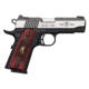 Browning 1911-380-Black-Label-Pro Pistol, .380 ACP, 3.625 in barrel, black polymer frame, checkered rosewood w/logo grip, locked breech semi-automatic, single-action, fixed blade and notch, 8 round magazine, BG1911380BLLBPRO-FRRMPG