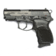 Bersa Thunder-9-UC-Pro Pistol, 9mm Luger, 3.25 in barrel, aluminum alloy frame, black polymer grip, recoil operated semi-automatic, double-action, ambidextrous thumb safety, white 3-dot, 13 round magazine, BRSA-TDR-9-UC-PRO-FRRMPG