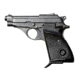 Beretta 70S Pistol, .22 Long Rifle, 3.5 in barrel, blued finish steel frame, checkered black plastic grip, blowback operated semi-auto, single-action, frame mounted thumb safety, blade front, adjustable rear, 9 round magazine, BT-70S-FRRMPG