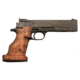 Beretta 89-Gold-Standard Pistol, .22 Long Rifle, 6 in barrel, aluminum alloy frame, anatomical wood competition grip, blowback operated semi-auto, single-action, white dot front, adjustable U-notch rear, 8 round magazine, BT-89-GOLD-STND-FRRMPG