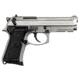 Beretta 92FS-Compact-Inox Pistol, 9mm Luger, 4.29 in barrel, aluminum alloy frame, black synthetic grip, recoil operated semi-automatic, double-action, slide mounted ambi safety/decocker, white 3-dot, 13 round magazine, BT-92FS-CPT-INX-FRRMPG