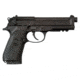 Beretta 96A1 Pistol, .40 S&amp;W, 4.9 in barrel, aluminum alloy frame, black synthetic grip, recoil operated semi-automatic, double-action, slide mounted ambi safety/decocker, 3-dot fixed, 12 round magazine, BT-96A1-FRRMPG