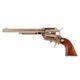 Beretta Stampede-Nickel Revolver, .45 Colt, 7.5 in barrel, brushed nickel frame, smooth walnut grip, revolving chamber, single-action, automatic hammer block, fixed, 6 round magazine, BT-STPD-NKL-6-FRRMPG