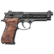 Beretta 92G-Brigadier-Volunteer Pistol, 9mm Luger, 4.9 in barrel, matte black finish steel frame, checkered walnut grip, recoil operated semi-automatic, double-action, red dot front, U-notch rear, 15 round magazine, BT92GBGDRVOLUNTEER-FRRMPG