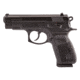 Canik C100 Pistol, .40 S&amp;W, 3.93 in barrel, black finish steel frame, black polymer grip, recoil operated semi-automatic, double-action, frame mounted manual safety, fixed white 3-dot, 11 round magazine, CANIK-C100-2-FRRMPG
