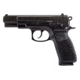 Canik S120 Pistol, 9mm Luger, 4.72 in barrel, black finish steel frame, black polymer grip, recoil operated semi-automatic, double-action, frame mounted manual safety, fixed white 3-dot, 17 round magazine, CANIK-S120-FRRMPG