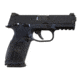 FN Herstal FNS-9 Pistol, 9mm Luger, 4 in barrel, black polymer frame, integrated polymer grip, recoil operated semi-automatic, double-action, frame mounted ambidextrous safety, 3-dot fixed, 17 round magazine, FN-FNS-9-FRRMPG