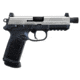 FN Herstal FNX-45-Tactical Pistol, .45 ACP, 5.3 in barrel, black polymer frame, integrated polymer grip, recoil operated semi-automatic, double-action, frame mounted ambi decock/safety, 3-dot tritium, 15 round magazine, FN-FNX-45-TCTL-FRRMPG