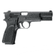 FN Herstal HP-SFS Pistol, 9mm Luger, 4.6 in barrel, aluminum alloy frame, black plastic grip, recoil operated semi-automatic, double-action, frame mounted decock lever, fixed, 13 round magazine, FN-HP-SFS-FRRMPG