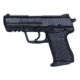 Heckler &amp; Koch HK45-Compact Pistol, .45 ACP, 3.94 in barrel, polymer frame, integrated polymer grip, recoil operated semi-automatic, double-action, frame mounted safety/decocker, fixed white 3-dot, 10 round magazine, HK-HK45-CPT-FRRMPG
