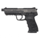 Heckler &amp; Koch HK45-Tactical Pistol, .45 ACP, 5.12 in barrel, black polymer frame, integrated polymer grip, recoil operated semi-automatic, double-action, frame mounted safety/decocker, 3-dot night sights, 10 round magazine, HK-HK45-TCTL-FRRMPG