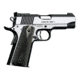 Kimber Eclipse-Pro-Target-II Pistol, .45 ACP, 4 in barrel, brush-polished stainless steel frame, black &amp; silver laminate grip, recoil operated semi-automatic, single-action, adj. tritium bar-dot night, 8 round magazine, KMBR-EC-PRO-TG-II-FRRMPG